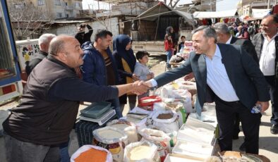 Kocaispir, İmamoğlu ilçesinde esnaf ziyaretinde