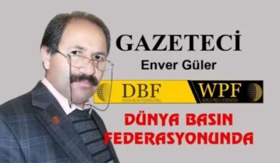 Enver Güler, Dünya Basın Federasyonu’nun Yönetim Kurulu Üyeliğine ve Bursa Temsilcilik Görevine Getirildi