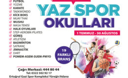 Yüreğir’de Yaz Spor Okulları Başlıyor!
