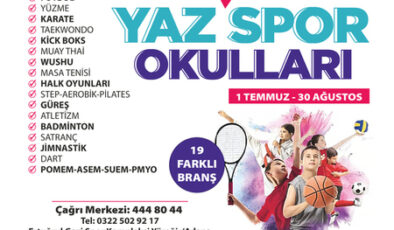 Yüreğir’de Yaz Spor Okulları Başlıyor!