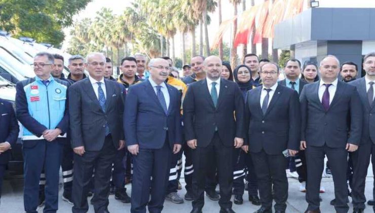 Adana İl Sağlık Müdürlüğü’ne 17 Yeni Araç Tahsis Edildi