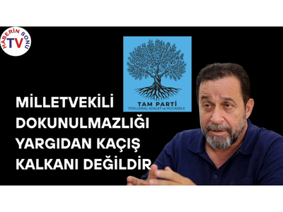 Tam Parti Hukuk Komitesi: Milletvekili Dokunulmazlığı Sınırlandırılmalı,