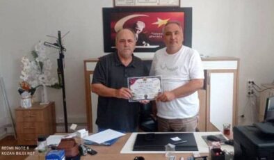 Hakan Emin Tepe’ye Büyük Vefa KozanBilgi.Net Teşekkür Belgesi Verdi!